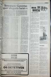 Página do jornal Correio do Ceará de abril de 1977