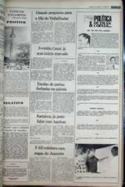 Página do jornal Correio do Ceará de abril de 1977