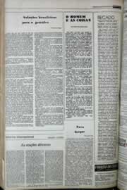 Página do jornal Correio do Ceará de abril de 1977