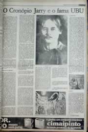Página do jornal Correio do Ceará de abril de 1977