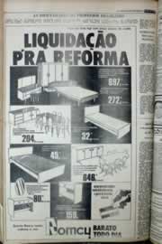 Página do jornal Correio do Ceará de abril de 1977