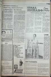 Página do jornal Correio do Ceará de abril de 1977