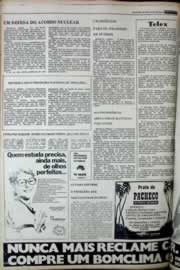 Página do jornal Correio do Ceará de abril de 1977