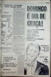 Página do jornal Correio do Ceará de abril de 1977