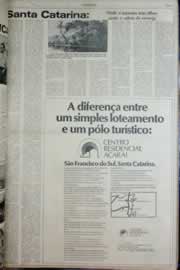 Página do jornal Correio do Ceará de abril de 1977
