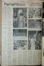 Página do jornal Correio do Ceará de abril de 1977