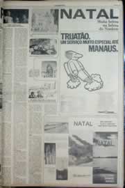 Página do jornal Correio do Ceará de abril de 1977