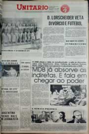 Página do jornal Correio do Ceará de abril de 1977