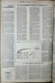 Página do jornal Correio do Ceará de abril de 1977