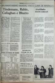 Página do jornal Correio do Ceará de abril de 1977