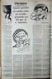 Página do jornal Correio do Ceará de abril de 1977
