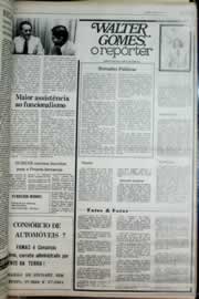 Página do jornal Correio do Ceará de abril de 1977