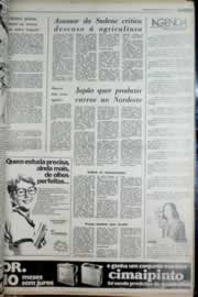 Página do jornal Correio do Ceará de abril de 1977