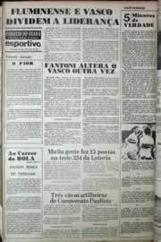 Página do jornal Correio do Ceará de abril de 1977