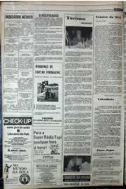 Página do jornal Correio do Ceará de abril de 1977