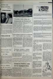 Página do jornal Correio do Ceará de abril de 1977