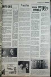 Página do jornal Correio do Ceará de abril de 1977