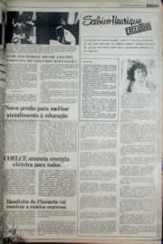 Página do jornal Correio do Ceará de abril de 1977