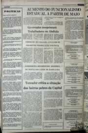 Página do jornal Correio do Ceará de abril de 1977