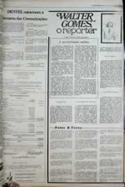 Página do jornal Correio do Ceará de abril de 1977