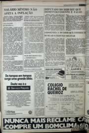 Página do jornal Correio do Ceará de abril de 1977