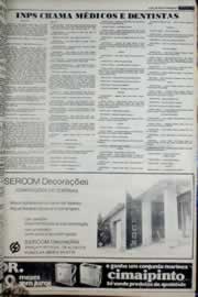 Página do jornal Correio do Ceará de abril de 1977