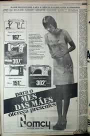 Página do jornal Correio do Ceará de abril de 1977