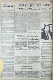 Página do jornal Correio do Ceará de setembro de 1977