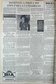 Página do jornal Correio do Ceará de setembro de 1977