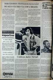 Página do jornal Correio do Ceará de setembro de 1977