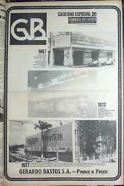 Página do jornal Correio do Ceará de setembro de 1977