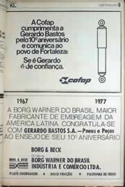 Página do jornal Correio do Ceará de setembro de 1977