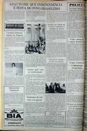 Página do jornal Correio do Ceará de setembro de 1977