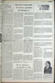 Página do jornal Correio do Ceará de setembro de 1977