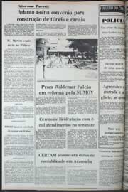 Página do jornal Correio do Ceará de setembro de 1977