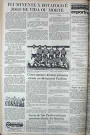 Página do jornal Correio do Ceará de setembro de 1977