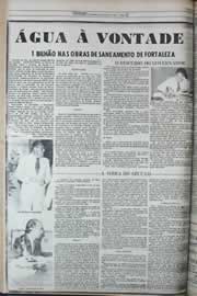 Página do jornal Correio do Ceará de setembro de 1977