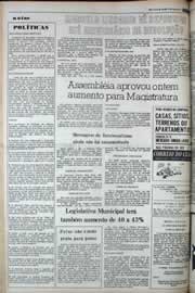 Página do jornal Correio do Ceará de setembro de 1977