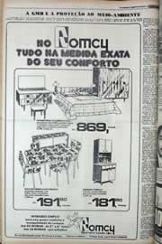 Página do jornal Correio do Ceará de setembro de 1977