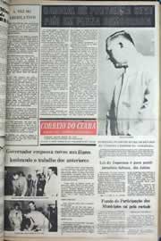 Página do jornal Correio do Ceará de setembro de 1977