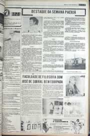 Página do jornal Correio do Ceará de setembro de 1977