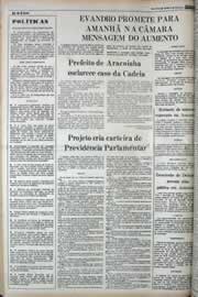 Página do jornal Correio do Ceará de setembro de 1977