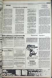 Página do jornal Correio do Ceará de setembro de 1977