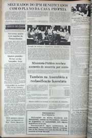 Página do jornal Correio do Ceará de setembro de 1977