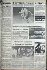Página do jornal Correio do Ceará de setembro de 1977