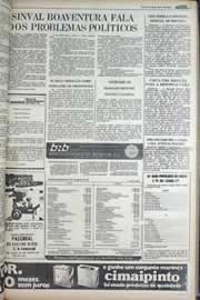 Página do jornal Correio do Ceará de setembro de 1977