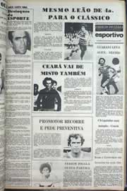 Página do jornal Correio do Ceará de setembro de 1977