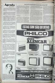 Página do jornal Correio do Ceará de setembro de 1977