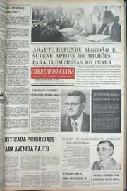 Página do jornal Correio do Ceará de setembro de 1977