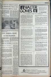 Página do jornal Correio do Ceará de setembro de 1977
